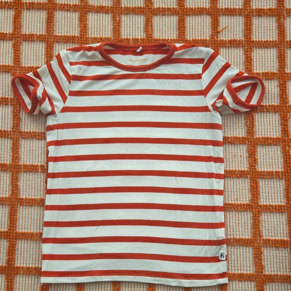 Mini Rodini Stripe Top Unisex EUC 8-9Y